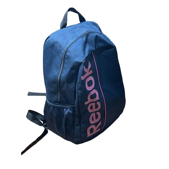 Reebok Backpack With Side Mesh Pockets & Neon Yellow Interior - Picture 3 of 12